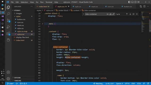 IIT 20421 Занятие 3 SPA SCSS смотреть онлайн