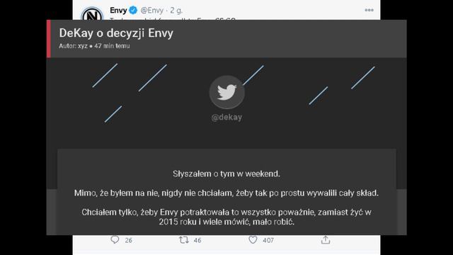 Koniec Envy w cs:go!!! MICHU i kuben bez drużyny :( смотреть онлайн