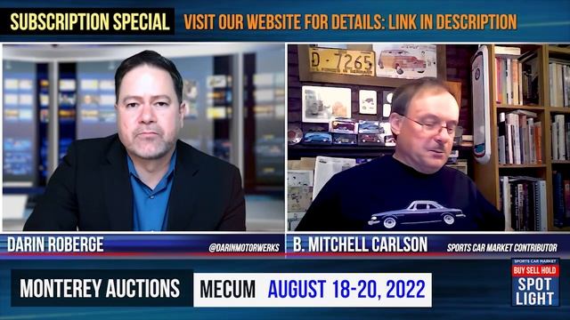 Buy, Sell, Hold: Spotlight #21 – Monterey Car Week 2022 Preview Special with B. Mitchell Carlson смотреть онлайн
