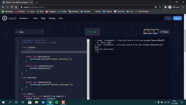 Java Bağımlılık Yönetimi - Dependency Injection смотреть онлайн