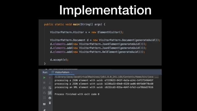 visitor Pattern with Java sample code смотреть онлайн