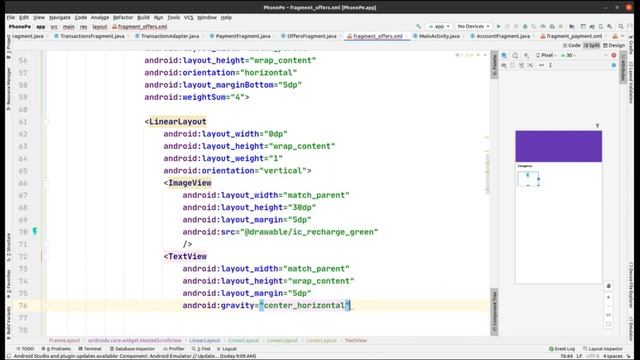 Phone Pe App Tutorial in Android Studio | Android with JAVA Project Tutorials UX | PART 6 смотреть онлайн