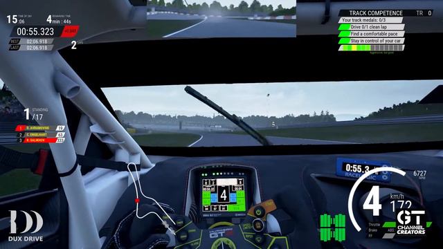 LIGHT RAIN RACE in Assetto Corsa Competizione | Cockpit view смотреть онлайн
