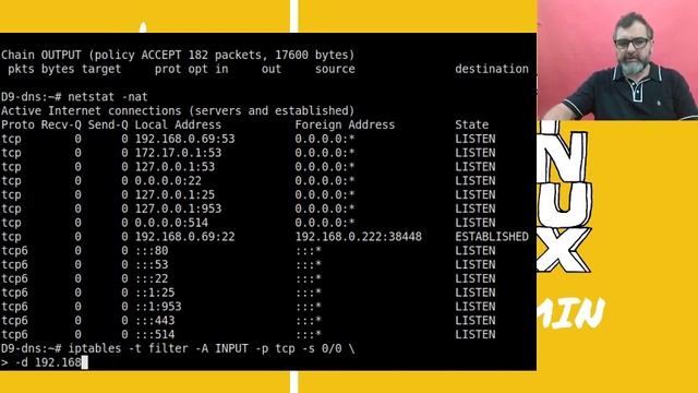 Linux Sysadmin: IPTABLES смотреть онлайн