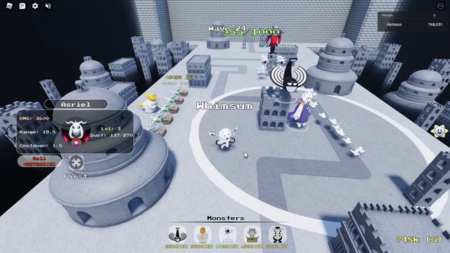 Undertale Tower Defense - Asriel Showcase смотреть онлайн