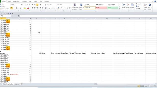 This is how the time recording program works in Excel VBA смотреть онлайн