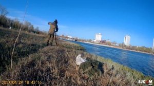 кастинговая сеть ловля на Енисее