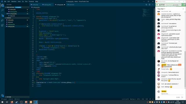 Stream 2: Logowanie w PHP смотреть онлайн