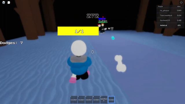 ROBLOX - Judgement Day: TITR Sans vs 1 Chara Combo & DT Stick Combo смотреть онлайн