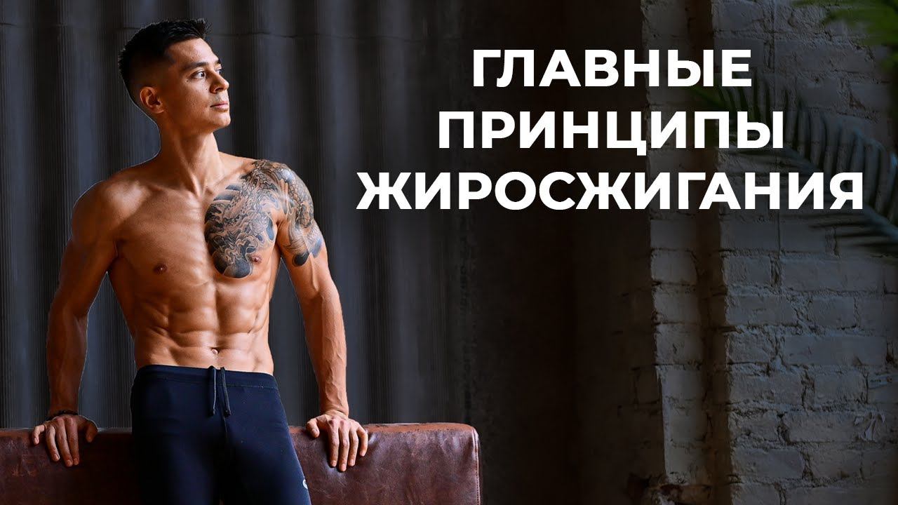 КАК УБРАТЬ ЖИВОТ И ПОХУДЕТЬ? Главные принципы жиросжигания! смотреть онлайн