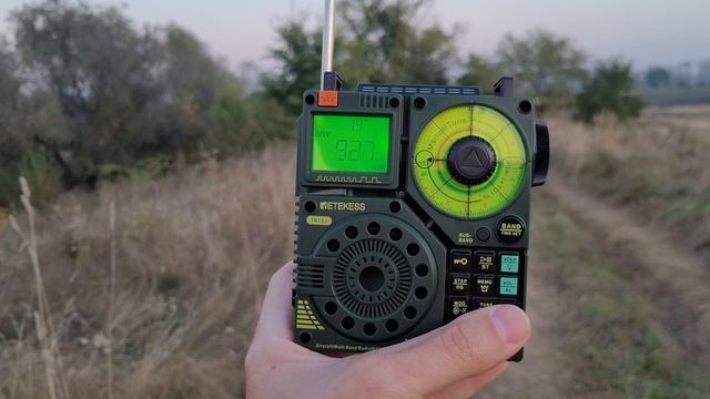 Приём средних волн на закате Retekess TR112 смотреть онлайн