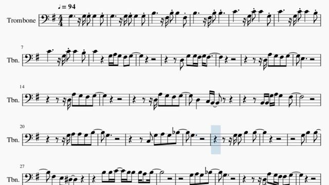 Trombone Sheet Music: How to play Creep by Radiohead смотреть онлайн