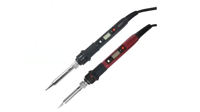 80 Вт Цифровой Электрический паяльник Комплект Температура Регулируемый 220V 110V сварочный смотреть онлайн