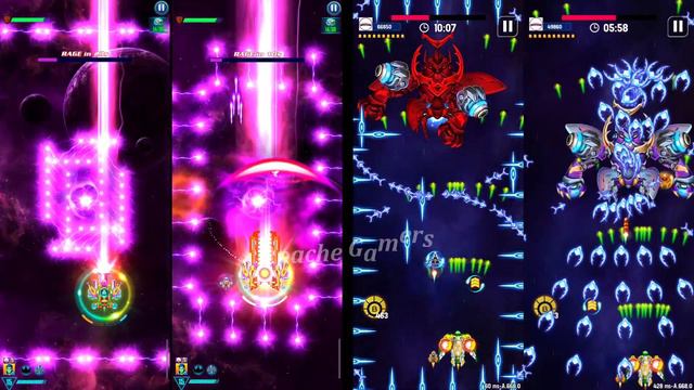 Galaxy Attack: Alien Shooter vs Space Shooter: Galaxy Attack | Boss 50 Compare | By Apache Gamers смотреть онлайн