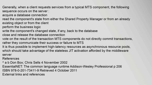 Microsoft Transaction Server смотреть онлайн