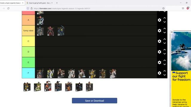 Apex Legends Season 13 Legends Tier List!!! смотреть онлайн