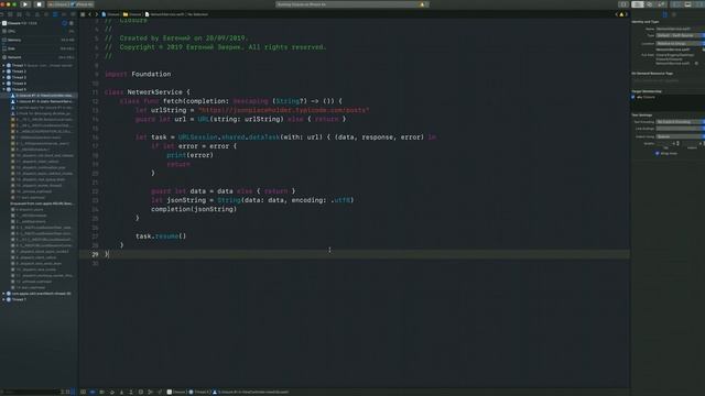Замыкания(Closure) в swift на реальных примерах level UP смотреть онлайн