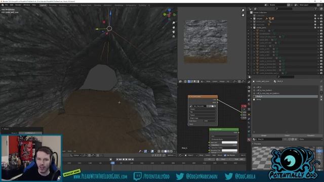 Making a dark cave for our game! - Live Gamedev #004 смотреть онлайн