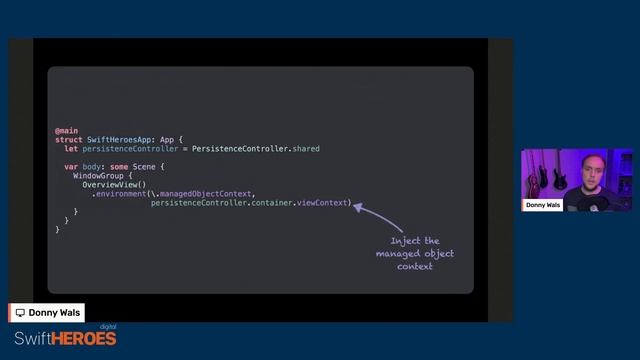 Donny Wals: Using Core Data in a Modern SwiftUI Application смотреть онлайн