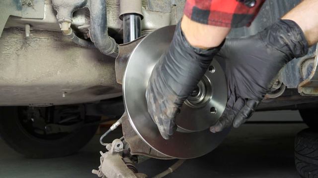 How to replace the rear brake discs and pads Peugeot 307 🚗 смотреть онлайн