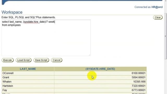 Oracle Class10c- Single-Row Functions смотреть онлайн