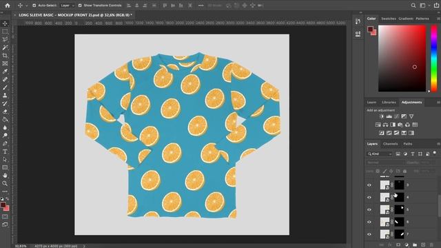 Tutorial Long Sleeve Basic - Mockup (Front & Back)