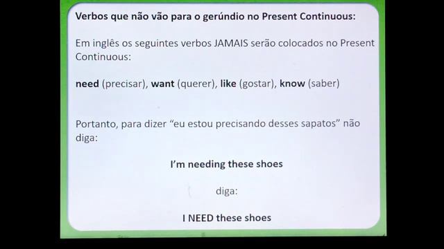 7°ano - Regras do Present Continuous смотреть онлайн