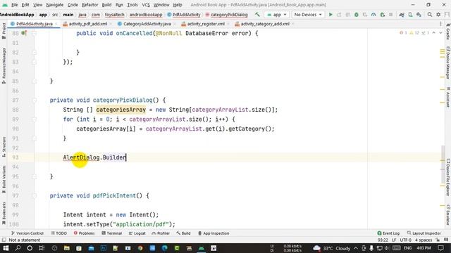 Upload Pdf Firebase | Book App | 08 Android Studio | Ict Foysal | Java смотреть онлайн