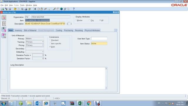 ERP Oracle | Item Code Open krny ka Tariqa In ERP смотреть онлайн