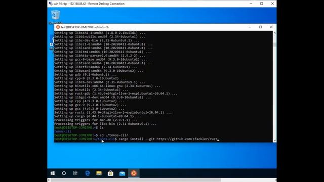 Install Git+Cargo+TONCLI смотреть онлайн
