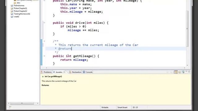 Writing Javadoc Comments in Eclipse смотреть онлайн