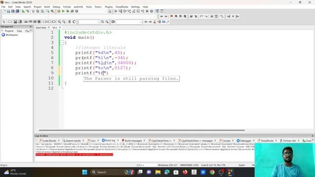 Programs on Literals and Format Specifiers |C language in Telugu|video7 Educational Warehouse смотреть онлайн
