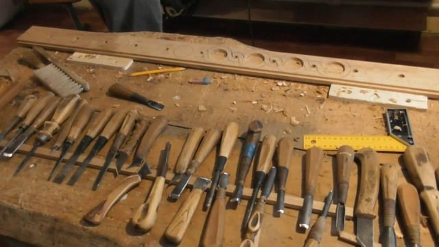 Woodcarving  Резьба по дереву  Карниз для штор