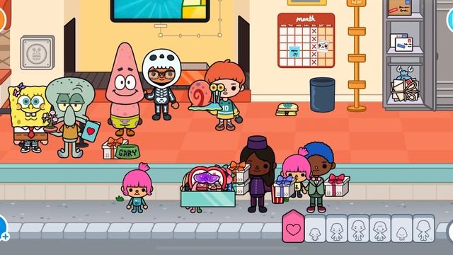 Новые костюмы в Тока Бока из мультфильма Спанч боб смотреть онлайн