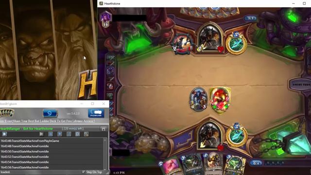 Ladder Rank 20-15 Hearthstone [ HearthRanger Bot ] смотреть онлайн