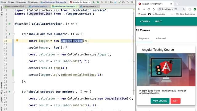 ?Angular Unit Testing - Introduction to Jasmine Spies смотреть онлайн