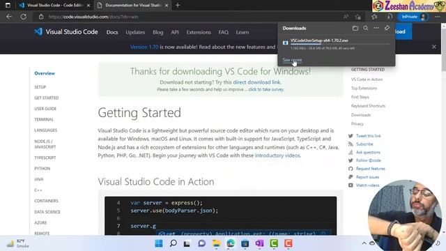 How to Download and Install Visual Studio Code | VS Code Download Install in Hindi/Urdu смотреть онлайн