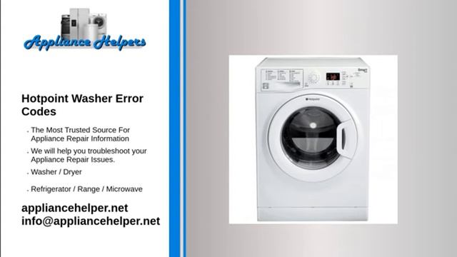 Hotpoint Washer Error Codes смотреть онлайн