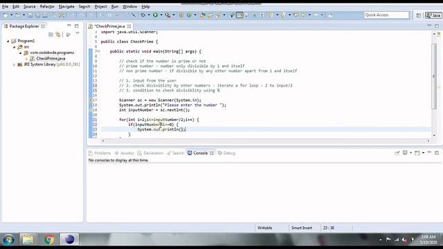 Java Program To Check Prime Numbers | Print Prime Numbers | Java Practice Problems | Code Bode смотреть онлайн