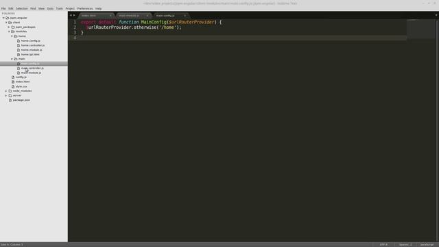 JSPM Angular Project Setup смотреть онлайн
