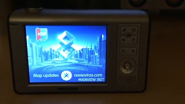 Progress logo on Igo8 startup screen 320 x 240 on Medion PNA175 смотреть онлайн