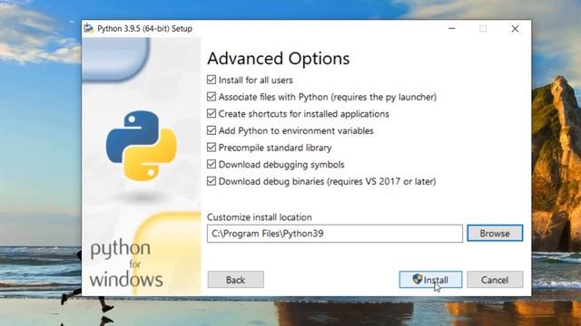 How to install Python 3.9.5 latest version on Windows 10 -Python Idle Installation tutorial смотреть онлайн