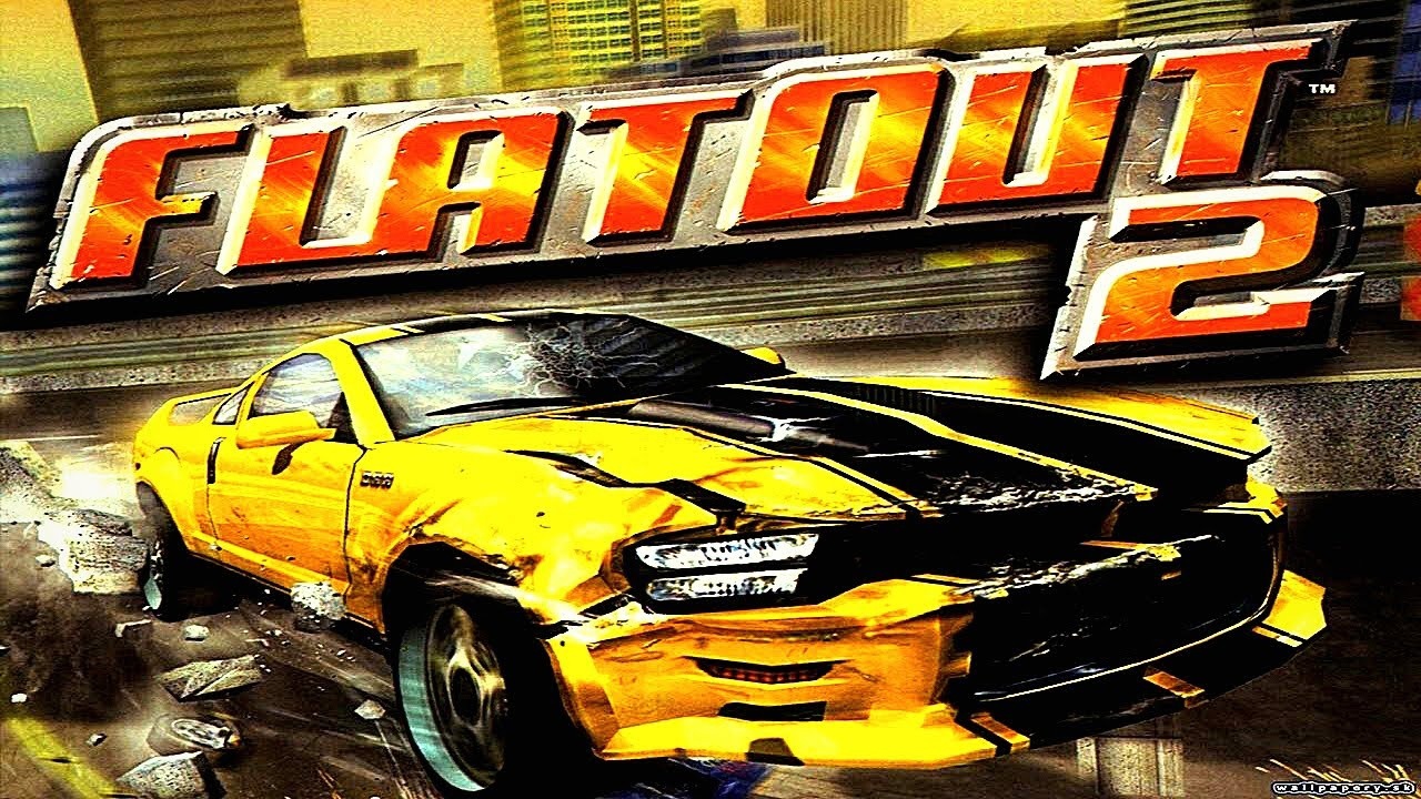 FlatOut 2 гоняем на ведрах №1