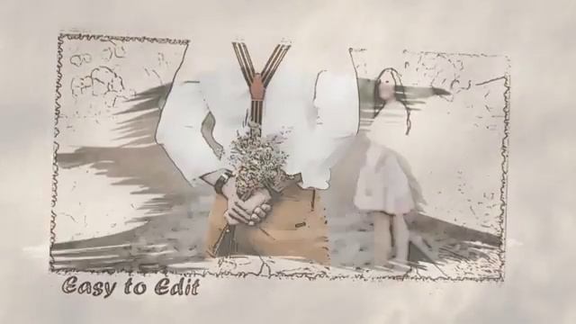 AFTER EFFECT TEMPLATES: Brush Sketch Slideshow Preview смотреть онлайн