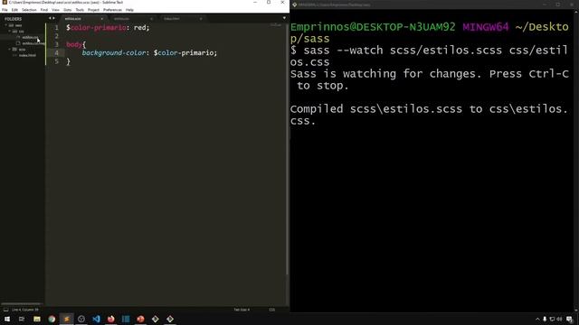 Aprende como compilar archivos Sass con NPM y Live Sass Compiler смотреть онлайн