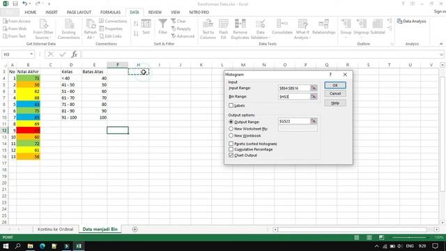 Tutorial membuat histogram di microsoft excel || INFORMATIKA SMA KELAS X смотреть онлайн