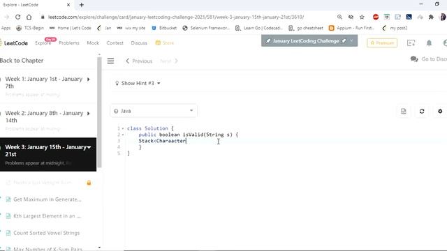 Valid Parantheses | LeetCode 20 | Coders Camp смотреть онлайн