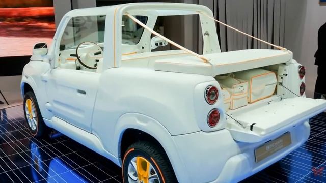 Citroen E-MEHARI Courreges Concept 2016 смотреть онлайн