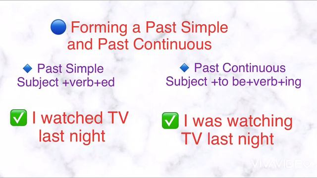 Past Simple and Past Continuous айырмашылығы. Past Simple мен Past Continuous қащақша ережесі смотреть онлайн