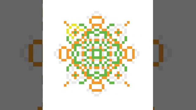 Pixel art mandala смотреть онлайн